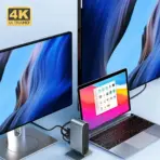 12-in-1 USB-C Docking Station with 4K HDMI, 100W PD, Ethernet, VGA, USB 3.0, Audio, SD/TF Card Reader, Compatible with Laptops & Desktops - Image 7