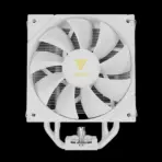 GAMDIAS BOREAS E2-410 WH CPU Air Cooler With 4 Copper Heatpipes, 120mm PWM Fan, 80.83 CFM, White Finish, DRAM Clearance, LGA 1851 & AM5 Support, 158mm Height | WHITE - Image 10