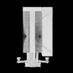 GAMDIAS BOREAS E2-410 WH CPU Air Cooler With 4 Copper Heatpipes, 120mm PWM Fan, 80.83 CFM, White Finish, DRAM Clearance, LGA 1851 & AM5 Support, 158mm Height | WHITE - Image 11