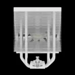 GAMDIAS BOREAS E2-410 WH CPU Air Cooler With 4 Copper Heatpipes, 120mm PWM Fan, 80.83 CFM, White Finish, DRAM Clearance, LGA 1851 & AM5 Support, 158mm Height | WHITE - Image 12
