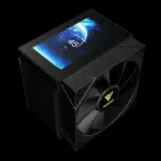 GAMDIAS BOREAS M2-61L Air Cooler With 4.3" IPS LCD Display, 6 Heatpipes, 80.83 CFM PWM Fan, Copper Base, 160mm Height, Zeus Cast Software, LGA 1851 & AM5 Compatible | BLACK - Image 12
