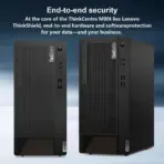 LENOVO ThinkCentre M70t Gen 5 Desktop Intel® Core i7-14700 | 8GB DDR5 RAM ; 512 SSD NVMe® | Intel® UHD Graphics 770 | DOS | Intel® vPro® Enterprise | Wi-Fi® 6E + BT5.3 + Ethernet | Wired Mouse &  Keyboard Included | BLACK | 1 YEAR WARRANTY - Image 2