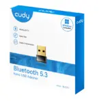 CUDY Bluetooth 5.3 Nano USB Adapter BU530 1.0 With Ultra-Compact Design, High-Speed Connectivity, Long-Range Performance, Low Latency, USB 2.0+ Compatible, Multi-OS Support - Image 4