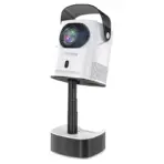 4K Ultra HD Wireless LCD Projector With Built-in Speaker And Monopod Stand – High-Resolution Display, Seamless Connectivity, Portable Design, And Immersive Audio - Image 2