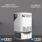 4K Ultra HD Wireless LCD Projector With Built-in Speaker And Monopod Stand – High-Resolution Display, Seamless Connectivity, Portable Design, And Immersive Audio - Image 7