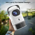 4K Ultra HD Wireless LCD Projector With Built-in Speaker And Monopod Stand – High-Resolution Display, Seamless Connectivity, Portable Design, And Immersive Audio - Image 3