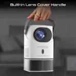 4K Ultra HD Wireless LCD Projector With Built-in Speaker And Monopod Stand – High-Resolution Display, Seamless Connectivity, Portable Design, And Immersive Audio - Image 9
