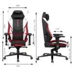APEX SEAT "Ignition XL" Gaming Chair With 160KG Capacity, PU+Velvet+Suede Upholstery, Recline 90–141°, 4D Armrests, Magnetic Headrest, Class-4 Gas Lift, Frog Mechanism, Iron Base , ≤160KG Capacity| RACING BLACK RED WHITE - Image 18
