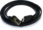 HDMI to VGA Adapter, Driverless 6 Foot (1.8 Meter) Converter Cable Supporting Up to 1920 x 1080 (60Hz) HDMI Male To VGA Male 15PIN Video Cable | Black - Image 8