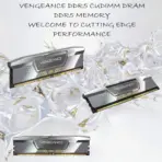 COSRAIR VENGEANCE® 48GB DDR5 CUDIMM RAM Kit ( 2x 24GB ) 7000MT/s , CL36 Low Latency, Aluminum Heatspreader, Intel XMP 3.0 Ready / Optimized for Intel® 800 Series  | Iridescent Chrome ~ CMKC96GX5M4X7000C36 - Image 2