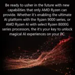 AMD Ryzen 7 9800X3D - Ryzen 7 9000 Series Granite Ridge Zen 5 8-Core 5.2 GHz - Socket AM5 120W 16-Threads - TSMC 4nm FinFET 64-Bit - AMD Radeon Graphics Desktop Processor | TRAY - 1 YEAR WARRANTY  - Image 6
