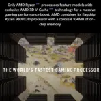 AMD Ryzen 7 9800X3D - Ryzen 7 9000 Series Granite Ridge Zen 5 8-Core 5.2 GHz - Socket AM5 120W 16-Threads - TSMC 4nm FinFET 64-Bit - AMD Radeon Graphics Desktop Processor | TRAY - 1 YEAR WARRANTY  - Image 3