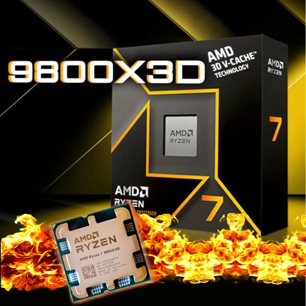 Tsmc Radeon Graphics CPU AMD Ryzen 7 9800X3D – Ryzen 7 9000 Series Granite Ridge Zen 5 8 ...