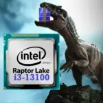 CPU Intel Core i3-13100 13th Gen Desktop Processor 4 cores (4 P-cores + 0 E-cores) 8-Threads 12MB Cache, up to 4.5 GHz ; 60 W Raptor Lake Processor Base Power ;  110W Maximum Turbo Power | TRAY ~ PULL-OUT
