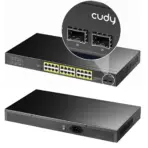 CUDY 26-Port Gigabit Ethernet Unmanaged PoE+ Switch, 300W, 24 * 100/1000Mbps PoE+ Ports, 2 Gigabit SFP, CCTV / VLAN Mode, 19-inch Rackmount, 802.3af/at | BLACK GS1028PS2 | NO WARRNTY - Image 6