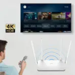 CUDY WR1300 3.0 AC1200 Gigabit Mesh Wi-Fi Router ;  4-Stream Dual-Band Wi-Fi ;  867 Mbps + 300 Mbps Wi-Fi ;  5× Gigabit Ethernet Ports ;  4× High-Gain Antennas ;  50 Connected Devices ;  Covers 100m² ; Cudy Mesh, VPN Server and Client ; Cudy App, Cloud Control | NO WARRANTY - Image 2