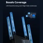 CUDY WR3600 Wi-Fi 7 Router – Dual-Band, 3.6 Gbps Speed, 5 Gigabit Ports, VPN Support, Parental Controls, Easy Setup, Wide Coverage, 200 Device Connectivity, Powerful Quad-Core CPU, and Cudy App Management | NO WARRANTY
