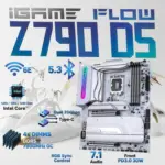 Colorful iGame Z790D5 FLOW V20 ATX DDR5 Motherboard, LGA1700 Intel Z790, 4x DIMMs DDR5 7800MHz OC , PCIe 5.0, 4x M.2,  2.5G LAN, WiFi 6E, BT 5.3, USB 3.2 Gen2x2 20Gbps 18+1+1 90A