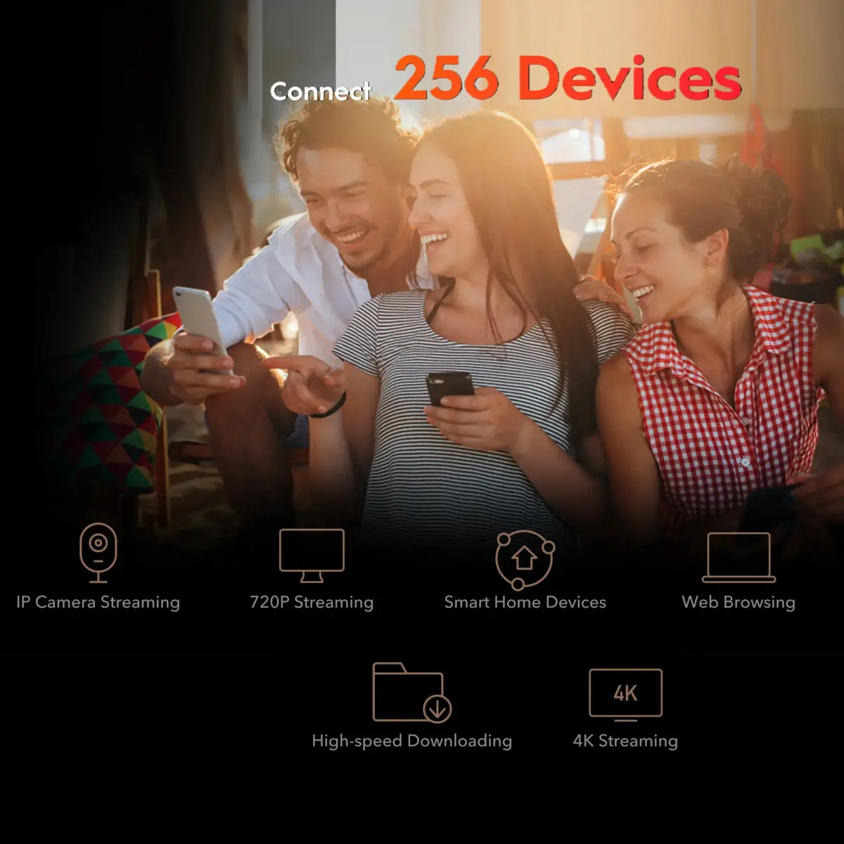Multi Device Streaming Cudy M3000 AX3000 2.5G Whole-Home Mesh Wi-Fi 6 System: Ultra-Fast, High ...