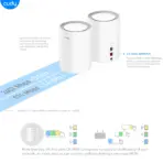 Cudy M3000 AX3000 2.5G Whole-Home Mesh Wi-Fi 6 System: Ultra-Fast, High-Capacity, Multi-Device Streaming Solution ;Dual-Core Processor Supporting 4K UHD Streaming ; Up to 3 Gbps Wi-Fi Speed ; Ideal for Multi-story Homes | 1 UNIT | NO WARRANTY - Image 7
