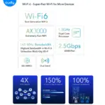 Cudy M3000 AX3000 2.5G Whole-Home Mesh Wi-Fi 6 System: Ultra-Fast, High-Capacity, Multi-Device Streaming Solution ;Dual-Core Processor Supporting 4K UHD Streaming ; Up to 3 Gbps Wi-Fi Speed ; Ideal for Multi-story Homes | 1 UNIT | NO WARRANTY - Image 9