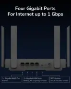 Cudy WR3000 AX3000 Dual Band Wi-Fi 6 Mesh Router with MU-MIMO, OFDMA, and Smart Beamforming – Connect Over 100 Devices with Enhanced Security and Easy Cloud Management | NO WARRANTY - Image 4