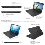HP NOTEBOOK 17-CN3XXX Intel Core i7-1355U | 8GB DDR4 RAM ; 256GB SSD NVMe | 17.3 inch HD+ TouchScreen IPS Display | FingerPrint Reader | Windows 11 | Silver ~ Factory Refurb - 1 Year Warranty - Image 5