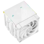 DEEPCOOL AK620 DIGITAL PRO WH Dual Tower ARGB CPU Air Cooler With Digital Screen : Temperature Alerts Digital Display ; ARGB Strips ; 60.89 CFM up to 1750 RPM ; 120mm Silent PWM Fan ; 6 Advanced Copper Heat Pipes ; Core Touch 2.0 | WHITE - Image 11