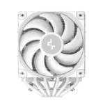 DEEPCOOL AK620 DIGITAL PRO WH Dual Tower ARGB CPU Air Cooler With Digital Screen : Temperature Alerts Digital Display ; ARGB Strips ; 60.89 CFM up to 1750 RPM ; 120mm Silent PWM Fan ; 6 Advanced Copper Heat Pipes ; Core Touch 2.0 | WHITE - Image 12