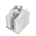 DEEPCOOL AK620 DIGITAL PRO WH Dual Tower ARGB CPU Air Cooler With Digital Screen : Temperature Alerts Digital Display ; ARGB Strips ; 60.89 CFM up to 1750 RPM ; 120mm Silent PWM Fan ; 6 Advanced Copper Heat Pipes ; Core Touch 2.0 | WHITE - Image 14