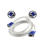 DELUXE VGA to VGA cable, 3m , High-purity Copper Conductors (Full HD, VGA to VGA monitor cable & VGA lead, connects computers to screens/projectors, 15-pin D-Sub) - Blue & White - Image 7