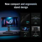 ASUS ROG Strix XG248QSG Ace 24.1 Inch FHD 610Hz OC 0.1ms Super TN Esports Gaming Monitor, ELMB 2, DisplayHDR 400, HDMI 2.1, DP 1.4 DSC, G-SYNC, FreeSync | BLACK  - Image 6