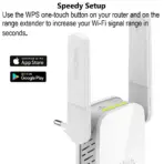D-Link DAP-1610 AC1200 Mesh Wi-Fi Range Extender- Cover up to 1550 sq. ft. and 30 Devices - Dual Band, Mesh, Booster, Repeater, Access Point, Extend Wi-Fi in Your Home, Ethernet Port