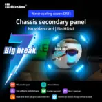 DR21 Mini Screen 2.1-Inch Type-C LCD Water-Cooling Auxiliary Display With 480×480 Resolution, USB One-Wire Link, IPS Metal Build, 1000+ Themes, Dynamic Video, DIY Carousel & Win7+ Support | BLACK ~ MIRABOX-DR21  - Image 2