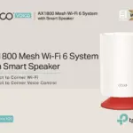 TP-Link Deco Voice X20 AX1800 Whole Home Mesh Wi-Fi 6 System with Alexa Built-In, Dual-Band Wi-Fi, Gigabit Ports, Coverage up to 4000 ft2 ,1.5 GHz Quad-Core CPU, HomeShield Security, Pack of ONE