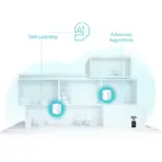 TP-Link Deco X50 AX3000 Mesh WiFi 6 System (3-Pack) – Seamless Coverage up to 6,500 ft², AI-Driven Mesh, 3 Gbps Speed, Gigabit Ports, HomeShield Security & App Control - Image 3