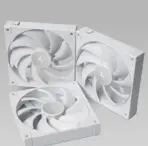 DeepCool FD14 WH 140mm 3x FROST WHITE Fans ; 25.2 dB(A) Noiseless ; High Performance 4-Pin PWM Fan Outfitted With 8-Pin Connection In Frame To Daisy Chain ; Corner Rubber Pads | Pack of 3 Fans  - Image 5
