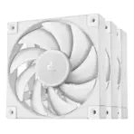 DeepCool FD14 WH 140mm 3x FROST WHITE Fans ; 25.2 dB(A) Noiseless ; High Performance 4-Pin PWM Fan Outfitted With 8-Pin Connection In Frame To Daisy Chain ; Corner Rubber Pads | Pack of 3 Fans  - Image 13