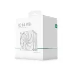 DeepCool FD14 WH 140mm 3x FROST WHITE Fans ; 25.2 dB(A) Noiseless ; High Performance 4-Pin PWM Fan Outfitted With 8-Pin Connection In Frame To Daisy Chain ; Corner Rubber Pads | Pack of 3 Fans  - Image 18