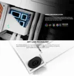 DeepCool LT360 WH ARGB AIO WHITE LIQUID COOLER : Infinity Mirror Frosty Cube with Copper Coldplate - 3400 RPM 5th Generation Water Pump - 3x 120mm ARGB PWM Fans - Intel and AMD Compatibility | WHITE  - Image 4
