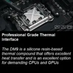 Deepcool DM9 Silicone Resin Based Thermal Paste ; Ultra-stable within -50°C to +250°C ; Professional-Grade Low Thermal Resistance & High Thermal Conductivity ; 1.5g Grease Weight | GREY  - Image 2