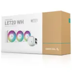 Deepcool LE720 WH 360mm ARGB CPU Liquid Cooler  All in One| Support : Intel LGA1700/1200/1151/1150/1155 & AMD AM5/AM4 - WHITE LE720-WHAMMN-G-1 - Image 11