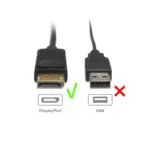 DisplayPort DP to DP DisplayPort Cable 3 meters , DP to DP Male to Male Cable Cord for PC , Laptop, TV & Gaming Monitor - 4K@30Hz Resolution Ready  - Black - Image 7