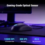 ASUS ROG Harpe Mini Core 52g Wired Gaming Mouse With 12,000 DPI Optical Sensor, ROG Micro Switch II, Push-Fit Switch Sockets, PTFE Feet, 1000 Hz Polling Rate | BLACK  - Image 3