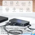 7 IN 1 ;  Type-C to ( HDMI 4K 30Hz + USB3.0 + PD100W fast charge )  Docking Station HUB ; UNIVERSALLY COMPATIBLE  - BYL-2312 - Image 7