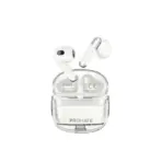PROMATE High Definition Transparent TWS Earbuds with IntelliTouch - Active Noise Cancellation - Bluetooth V 5.3 - Compact Transparent Design - White - Image 4