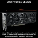 GIGABYTE GeForce RTX 5060 OC Low Profile 8GB GDDR7 128-Bit PCIe 5.0 Graphics Card – 2512MHz Boost – 3840 CUDA Cores – 182mm Compact – 4x Display – DLSS 4 | GV-N5060OC-8GL - Image 4