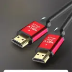 High Speed Ultra HDMI Cable CL3 Rated (1.5 Meter) with Ethernet, Supports (4Kx2K , 60HZ), Video 4K UHD 2160p, HD 1080p, 3D, Xbox Playstation PS3 18Gbps, Audio Return - RED/BLUE
