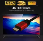 High Speed Ultra HDMI Cable CL3 Rated (1.5 Meter) with Ethernet, Supports (4Kx2K , 60HZ), Video 4K UHD 2160p, HD 1080p, 3D, Xbox Playstation PS3 18Gbps, Audio Return - RED/BLUE - Image 3