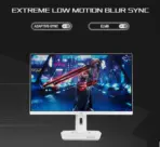 ASUS ROG Strix XG259QNS-W 24.5-inch  FHD 380Hz OC Fast IPS Gaming Monitor – 0.3ms, HDR400, ELMB Sync, FreeSync Premium, Gaming A.I. , DP 1.4, HDMI 2.0, USB Hub, Adjustable Stand | WHITE - Image 7
